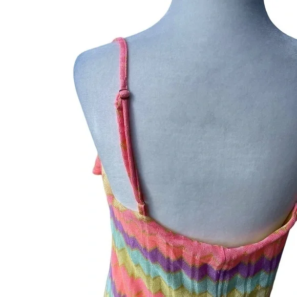 Lilly Pulitzer - Multicolor Zig Zag sleeveless Mini Dress Size Medium - Picture 7 of 15